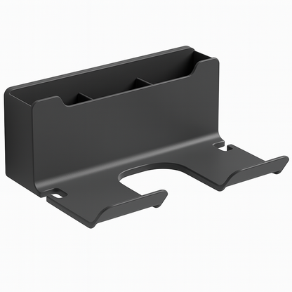 GroomDock™ – Hair Dryer & Toothbrush Wall Holder Plastic Organizer