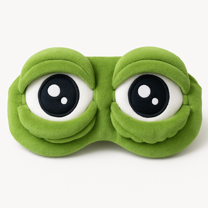 DreamRibbit™ – 3D Frog-Shaped Contoured Sleep Mask