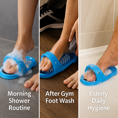 MopWalk™ – Hands-Free Cleaning Slippers