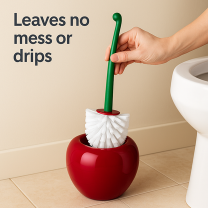 SweetScrub™ – Cherry-Shaped Toilet Brush & Holder 1pc