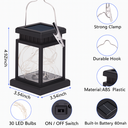 Solora™ – Solar Rattan LED Lantern for Outdoor Ambience