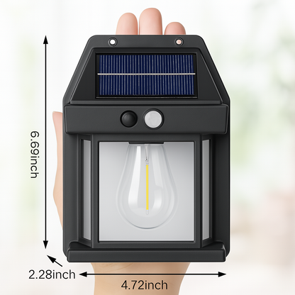 HaloCage™ – Vintage Solar LED Hanging Lantern Waterproof Fixture