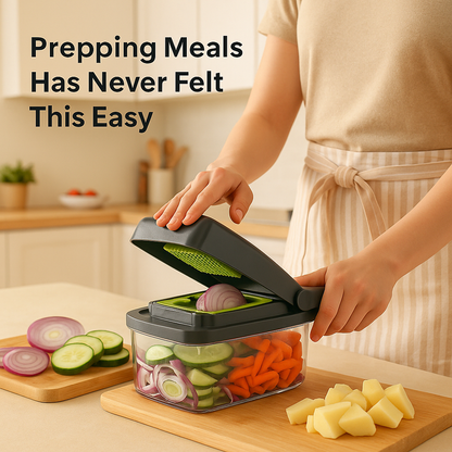 SwiftSlice™ – Heavy-Duty Vegetable Chopper & Dicer
