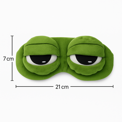 DreamRibbit™ – 3D Frog-Shaped Contoured Sleep Mask