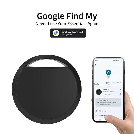 Bluetooth GPS Tracker for Android Phones Work With Google Find Hub App Key Finder Pet Smart Tag for Xiaomi Samsung Pixel OnePlus