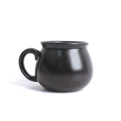 15oz Black Enchanted Cauldron Ceramic Mug New Trendy Fantasy Gift for Magic Lovers Coffee Cup Novelty Birthday Holiday Present
