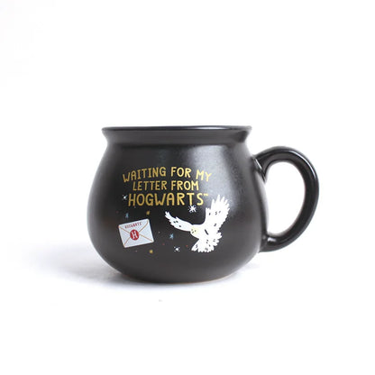 15oz Black Enchanted Cauldron Ceramic Mug New Trendy Fantasy Gift for Magic Lovers Coffee Cup Novelty Birthday Holiday Present