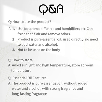 Essential Oils 500ml For Aromatic Diffuser Perfume Oil Air Freshener Smell For Home Fragrance Device Hotel Scent Diffuser Oil