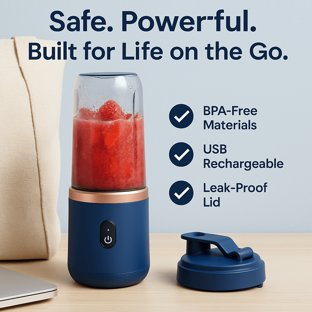 BlendroGo™ – Portable USB Smoothie Blender - aqcollective