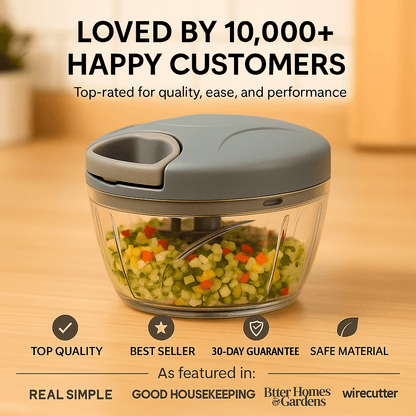 ChopMate™ – Multi - Blade Vegetable and Meat Handheld Grinder - aqcollective