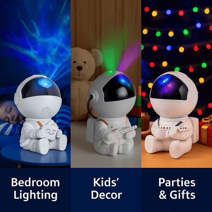 CosmoGlow™ – Astronaut Galaxy Star LED Projector - aqcollective