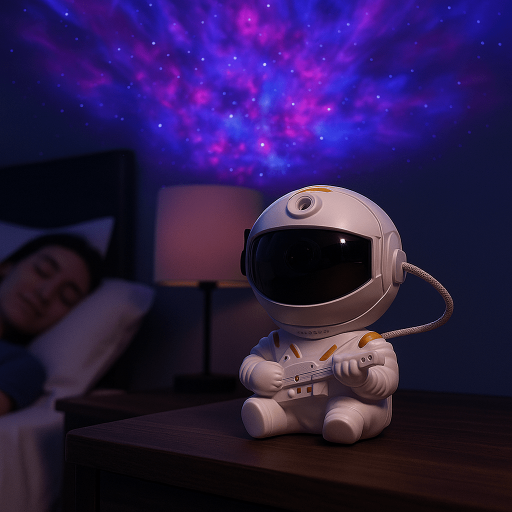 CosmoGlow™ – Astronaut Galaxy Star LED Projector - aqcollective