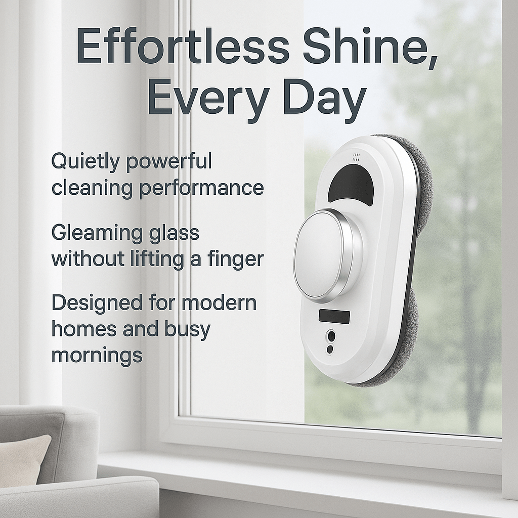 CrystalGlide™ – Smart Window - Cleaning Robot - aqcollective