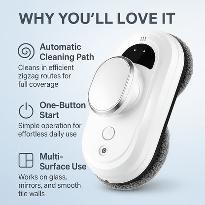 CrystalGlide™ – Smart Window - Cleaning Robot - aqcollective