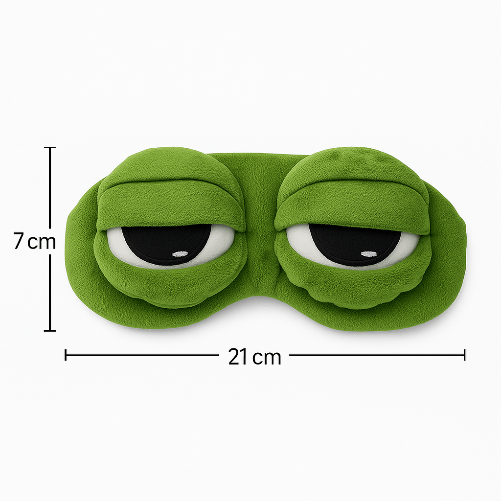DreamRibbit™ – 3D Frog - Shaped Contoured Sleep Mask - aqcollective