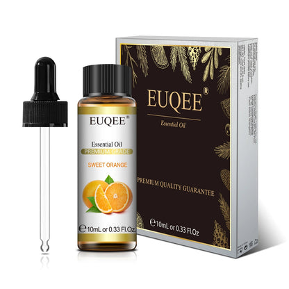 EUQEE 10ml Pure Natural Essential Oil Lavender Jasmine Eucalyptus Vanilla Sandalwood Sweet Orange Lemon Oregano Neroli Fragrance - aqcollective