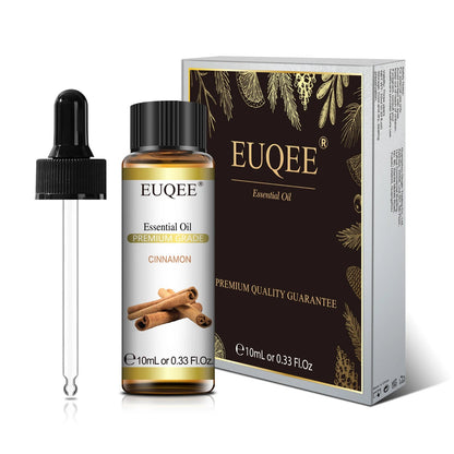EUQEE 10ml Pure Natural Essential Oil Lavender Jasmine Eucalyptus Vanilla Sandalwood Sweet Orange Lemon Oregano Neroli Fragrance - aqcollective