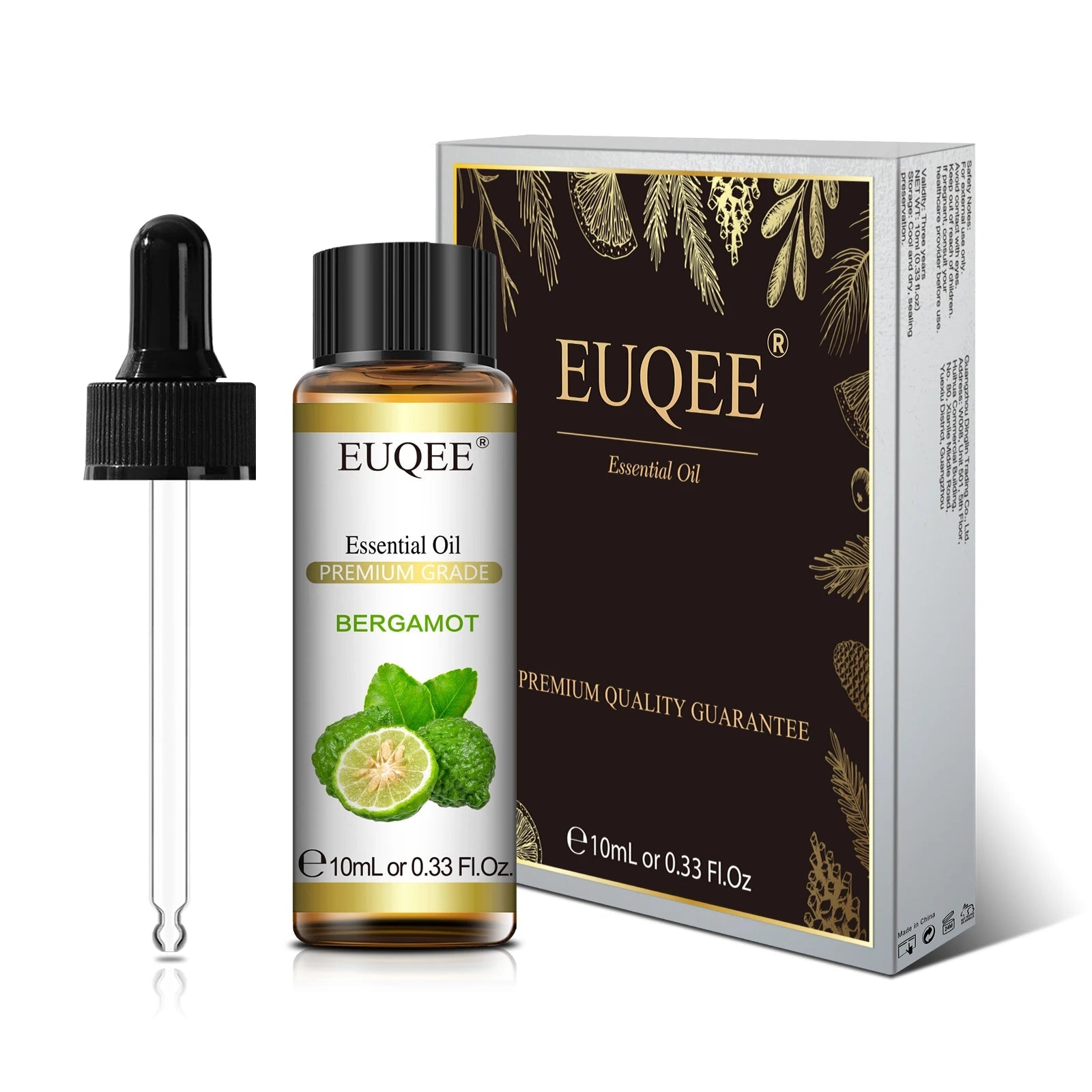EUQEE 10ml Pure Natural Essential Oil Lavender Jasmine Eucalyptus Vanilla Sandalwood Sweet Orange Lemon Oregano Neroli Fragrance - aqcollective