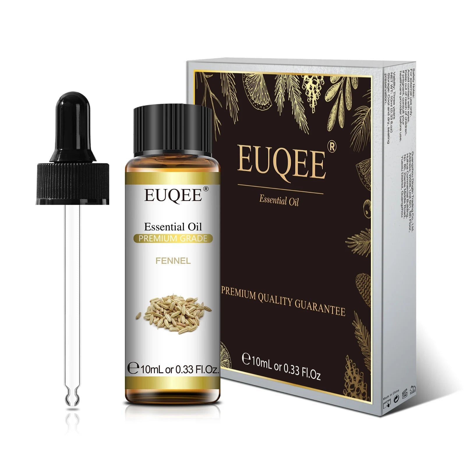 EUQEE 10ml Pure Natural Essential Oil Lavender Jasmine Eucalyptus Vanilla Sandalwood Sweet Orange Lemon Oregano Neroli Fragrance - aqcollective
