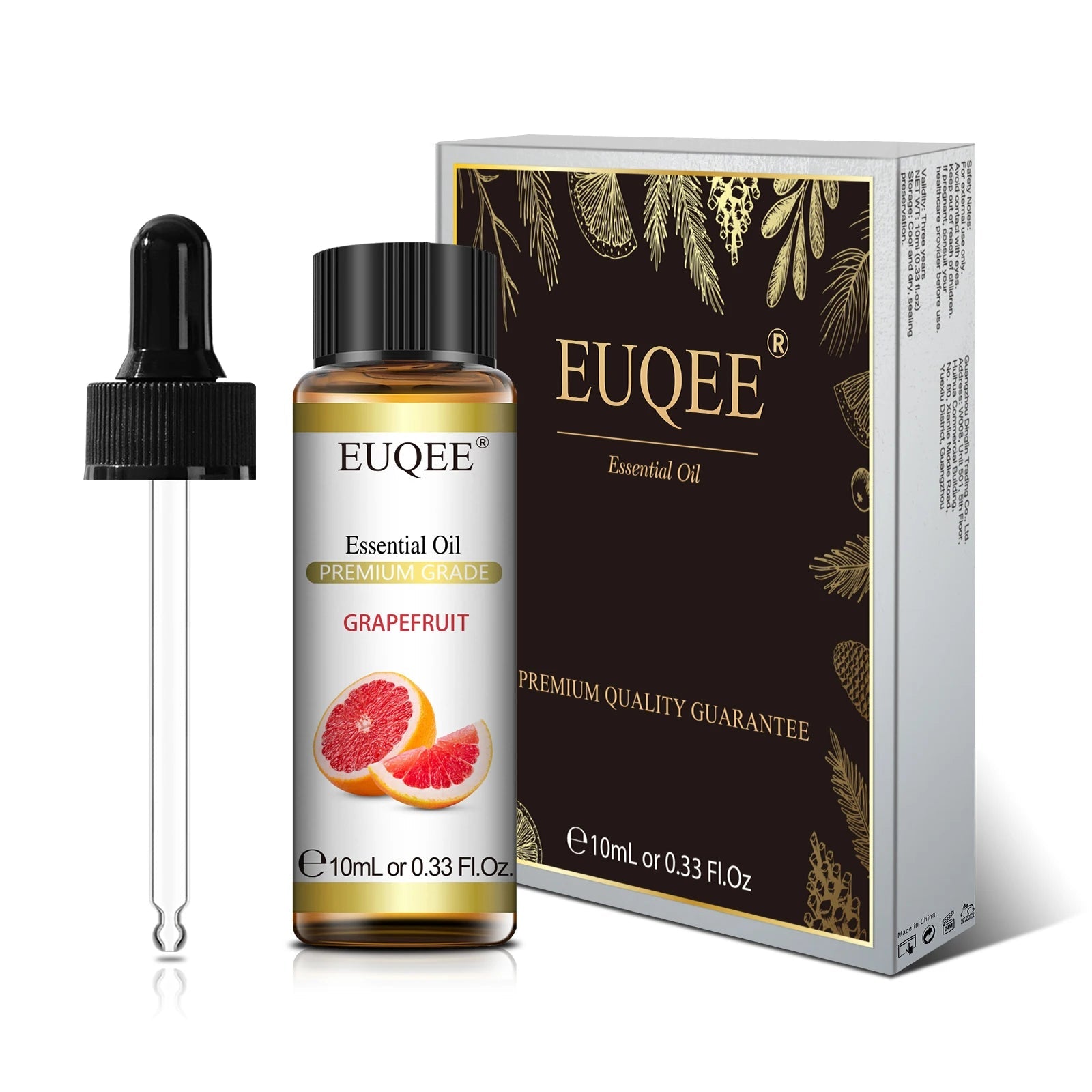 EUQEE 10ml Pure Natural Essential Oil Lavender Jasmine Eucalyptus Vanilla Sandalwood Sweet Orange Lemon Oregano Neroli Fragrance - aqcollective