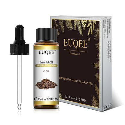 EUQEE 10ml Pure Natural Essential Oil Lavender Jasmine Eucalyptus Vanilla Sandalwood Sweet Orange Lemon Oregano Neroli Fragrance - aqcollective