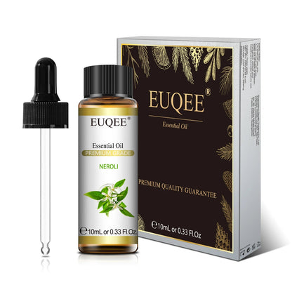 EUQEE 10ml Pure Natural Essential Oil Lavender Jasmine Eucalyptus Vanilla Sandalwood Sweet Orange Lemon Oregano Neroli Fragrance - aqcollective
