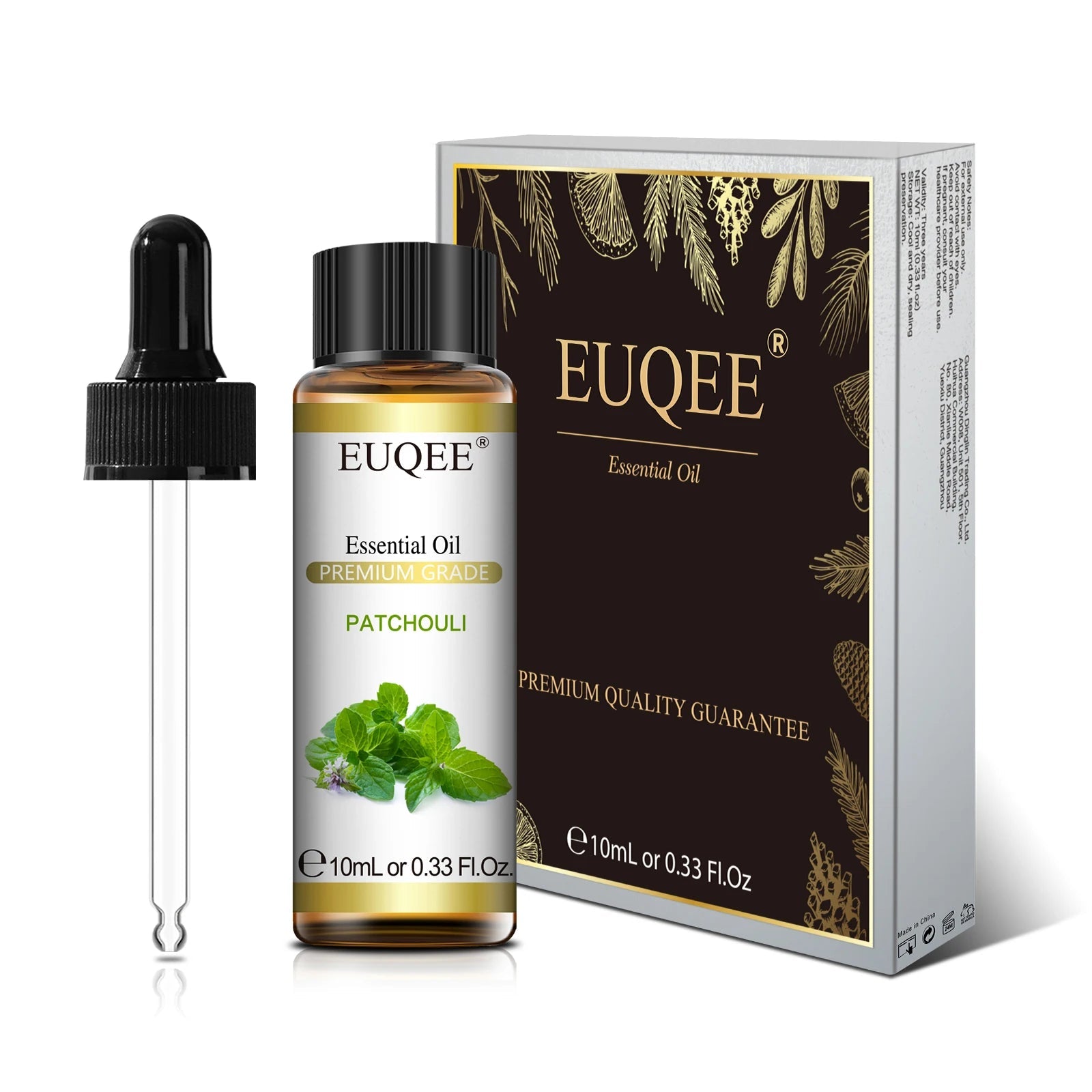 EUQEE 10ml Pure Natural Essential Oil Lavender Jasmine Eucalyptus Vanilla Sandalwood Sweet Orange Lemon Oregano Neroli Fragrance - aqcollective