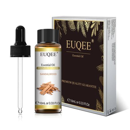 EUQEE 10ml Pure Natural Essential Oil Lavender Jasmine Eucalyptus Vanilla Sandalwood Sweet Orange Lemon Oregano Neroli Fragrance - aqcollective