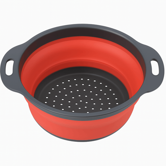 FlexiDrain™ – Compact Silicone Colander - aqcollective