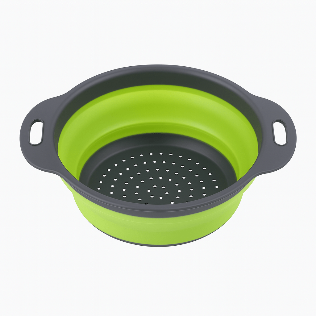 FlexiDrain™ – Compact Silicone Colander - aqcollective