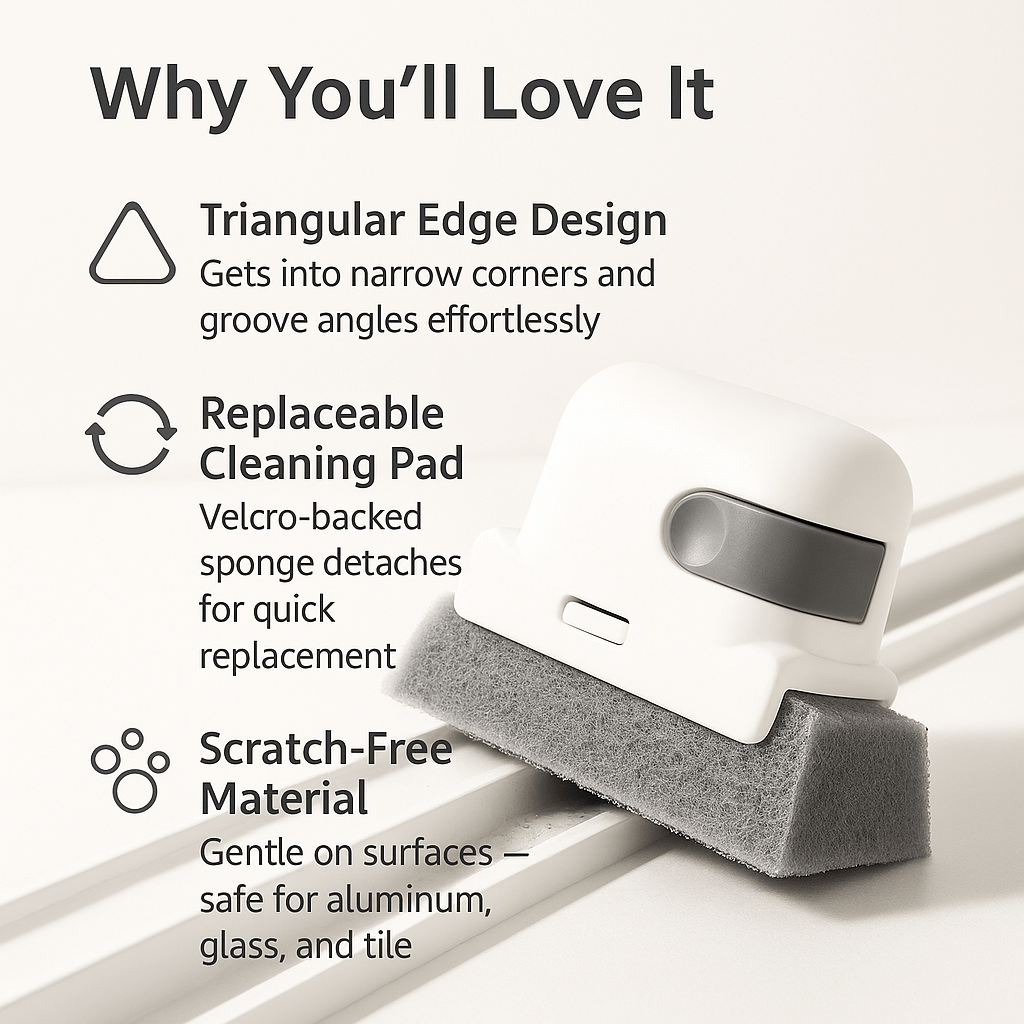 GapSweep™ – Minimalist Crevice & Recess Cleaning Brush - aqcollective