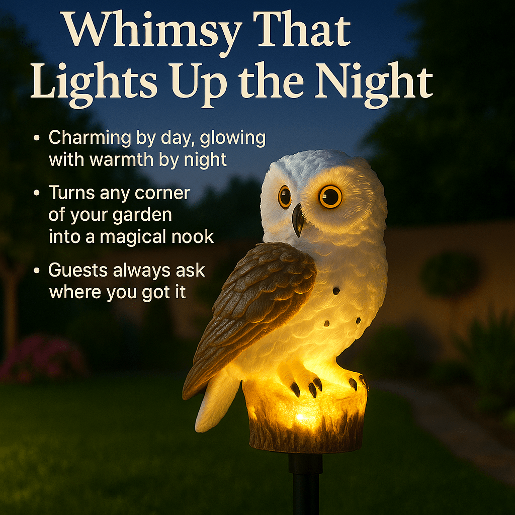 Owlight™ – Solar Owl Garden LED Lights - aqcollective