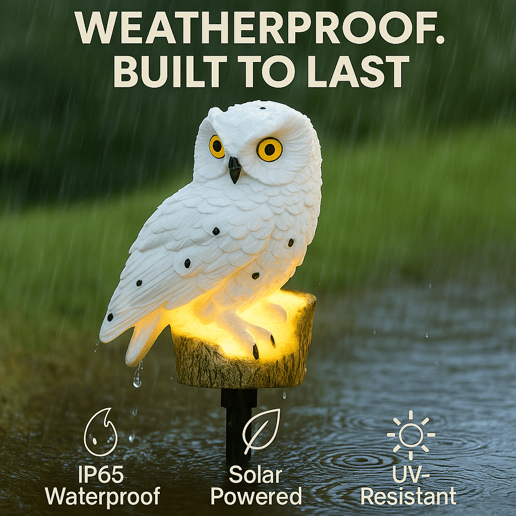 Owlight™ – Solar Owl Garden LED Lights - aqcollective