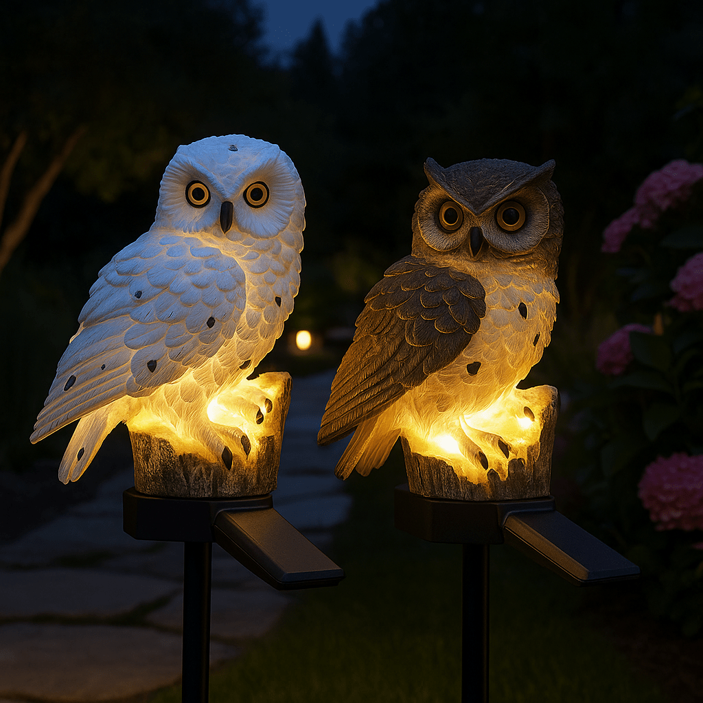 Owlight™ – Solar Owl Garden LED Lights - aqcollective