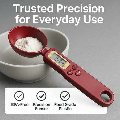 PortaWeigh™ – Digital Spoon Scale for Precision Cooking - aqcollective