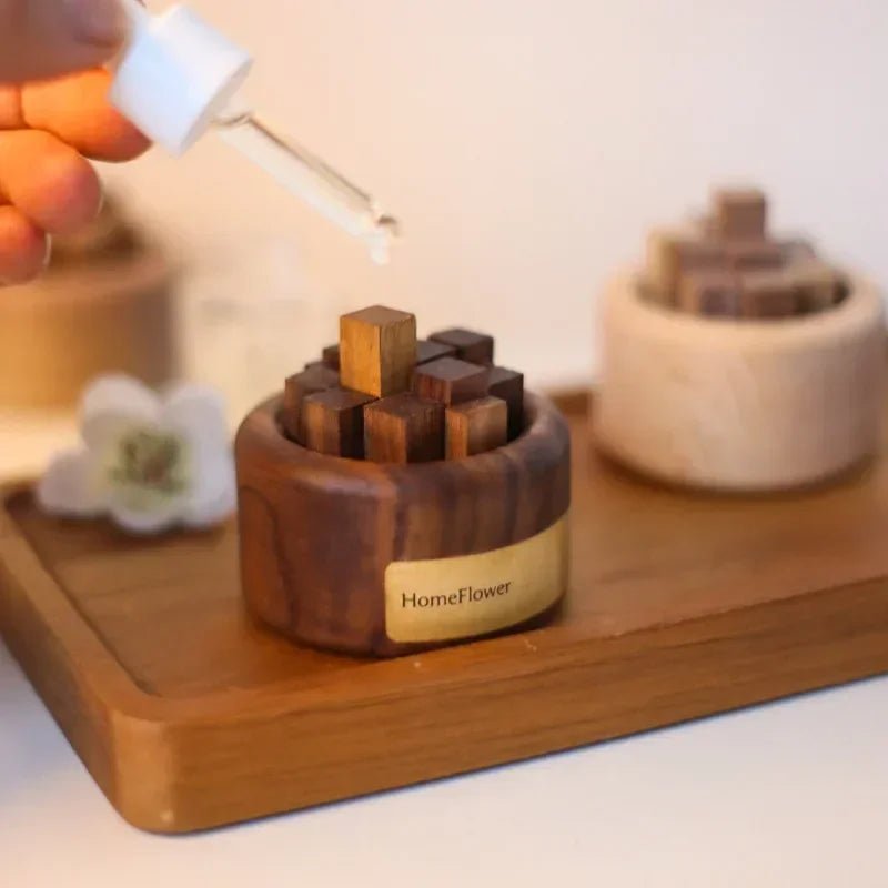 Small Chaidui Essential Oil Fragrance Expander Beech Wood Black Walnut Fragrance Expander Essential Oil Aromatherapy Decoration - aqcollective