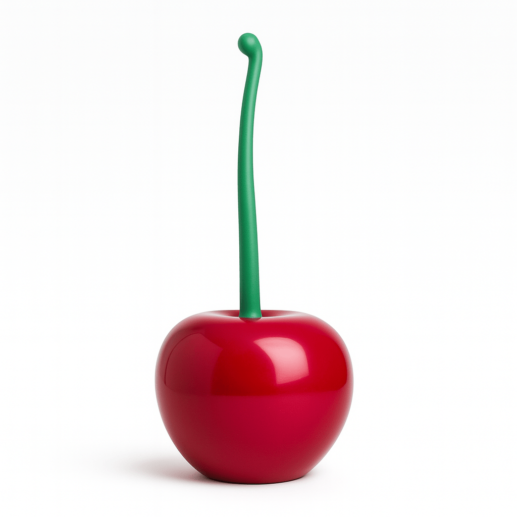 SweetScrub™ – Cherry - Shaped Toilet Brush & Holder 1pc - aqcollective