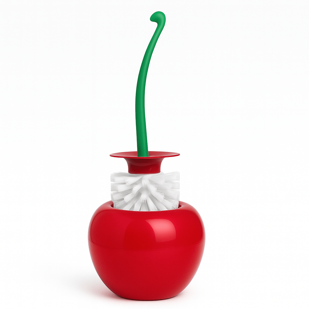 SweetScrub™ – Cherry - Shaped Toilet Brush & Holder 1pc - aqcollective
