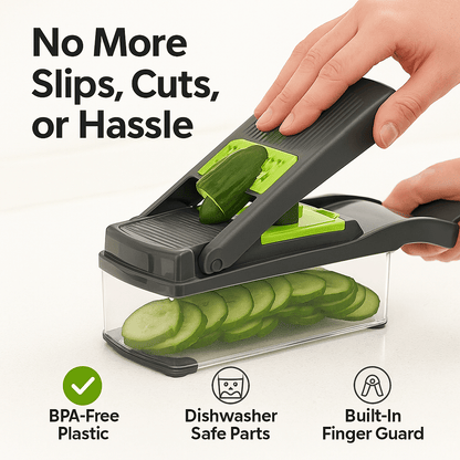 SwiftSlice™ – Heavy - Duty Vegetable Chopper & Dicer - aqcollective